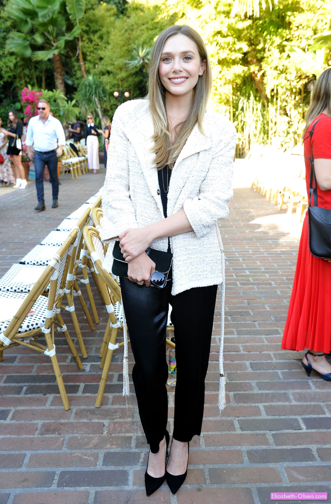 Oct 25: CFDA/Vogue Fashion Fund Show and Tea - 004 - Elizabeth Olsen